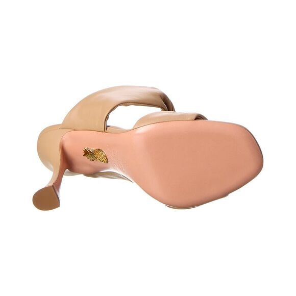 Aquazzura Twist 95 Leather Sandal - Picture 4 of 5